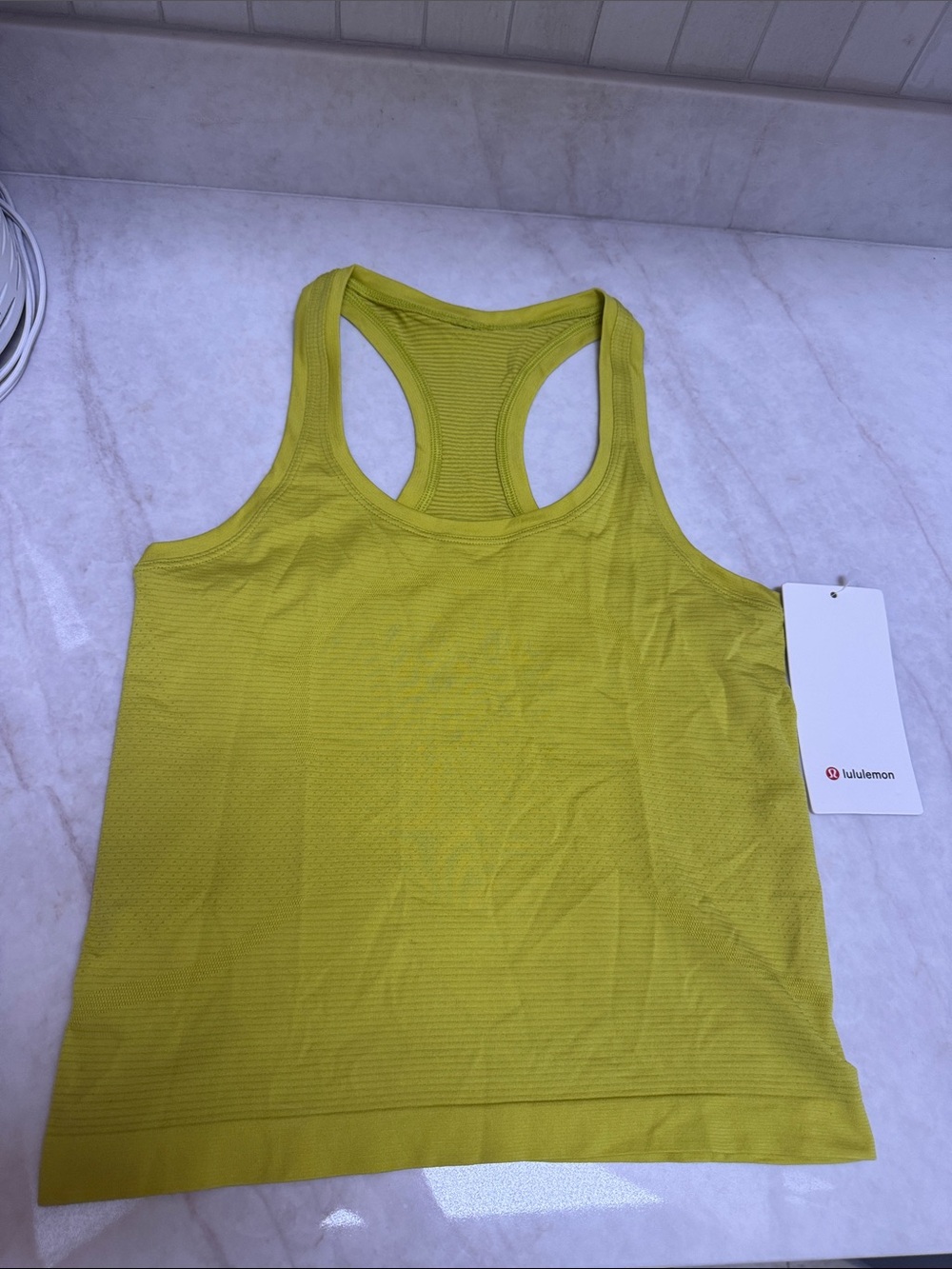 lululemon athletica Lime Racerback Tank Top